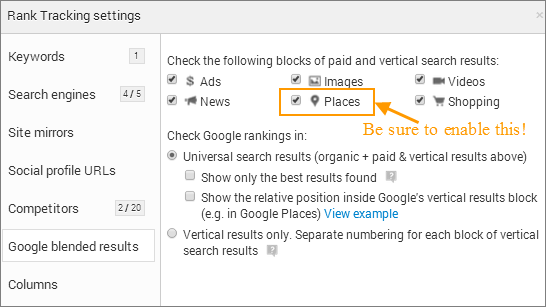 google-places-rankings