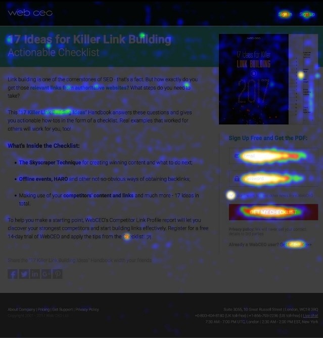 heat map data make a heatmap