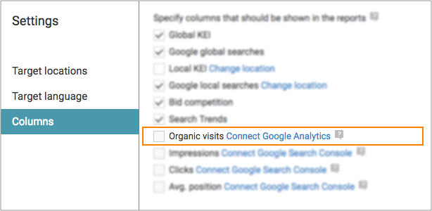 WebCEO allow using Google Analytics for SEO.