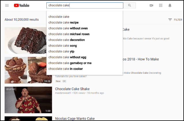 YouTube SEO tip: find video keywords in YouTube itself.