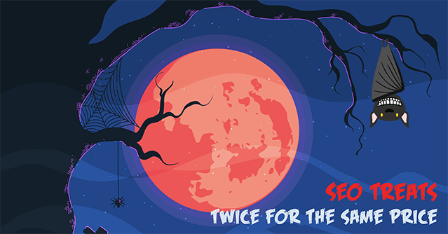 Halloween special offer from WebCEO: use our SEO tools twice as long for the same price!