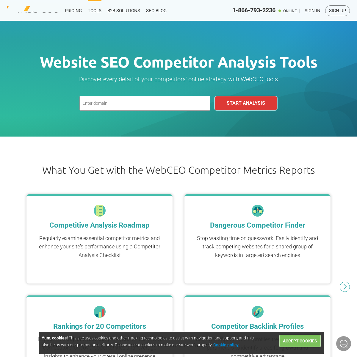SEO Competitor Analysis Tool Boost Your Rankings with WebCEO Insights