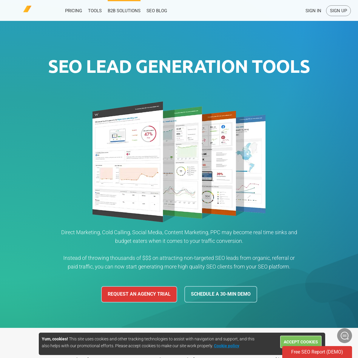 Get Quality SEO Leads with WebCEO’s Lead Generation Tool
